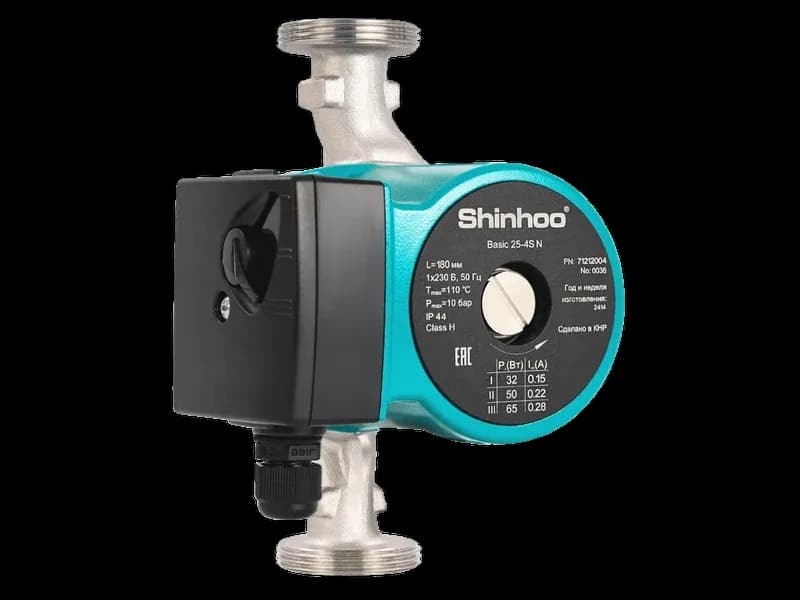 Насос циркуляционный Shinhoo BASIC 25-12 N