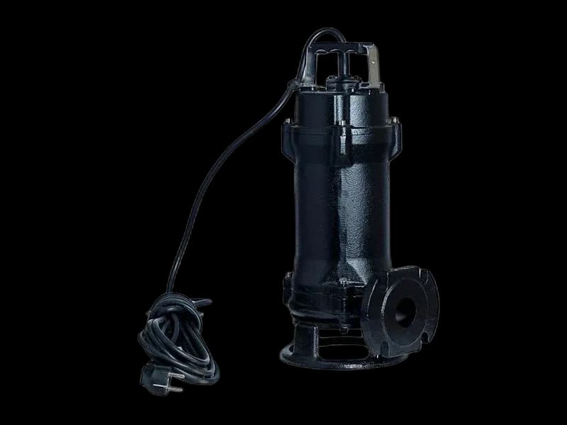 Канализационный насос Wellmix 100WQ80- 7-3 (3кВт, 380В, кабель 10м)